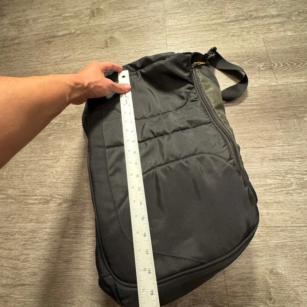 REI Duffel Bag Black Olive Nylon Vintage Gym Travel Gear Gorpcore Performance